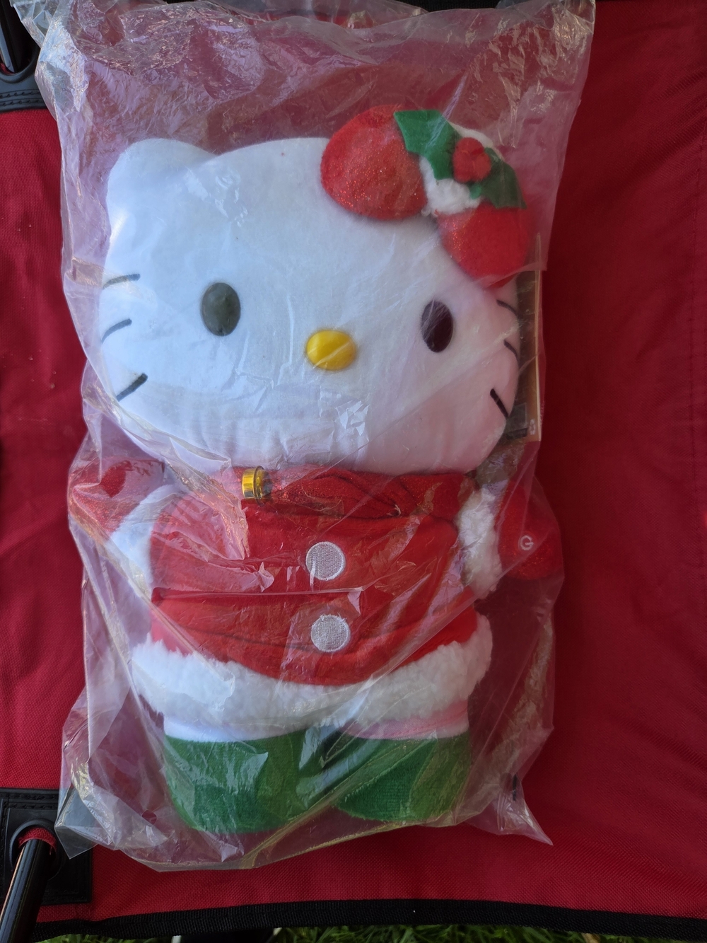Hello Kitty Holiday Plush - White, Red, Green